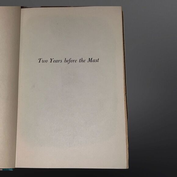 Vintage 1959 Two Years Before The Mast Junior Deluxe Editions Hard Cover Book - Picture 2 of 5